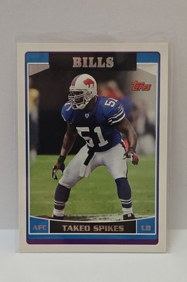 2006 Topps Buffalo Bills - Takeo Spikes #BUF7