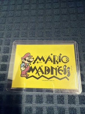 1989 Topps Nintendo Mario Madness (Mario) #21 Sticker Vintage NES Nintendo