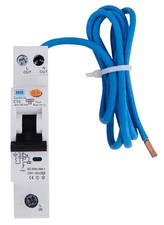 BG ELECTRICAL - 16A Single Pole Compact RCBO, C Curve, Type A