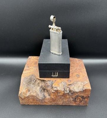Vintage Dunhill Unique Petrol Lighter   Lift-Arm Design, Made in England - Works