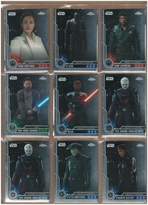 2023 TOPPS CHROME STAR WARS - BASE CARD PICK YOUR CARD