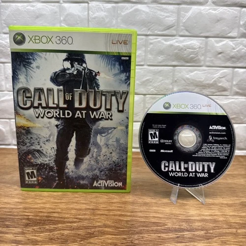Call of Duty: World at War (Xbox 360, 2008) Tested Working Free Shipping