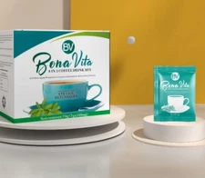 Bona Vita 8-in-1 Coffee Drink 1 Box (10 Bags x 7g) - Helps Improve Sleep