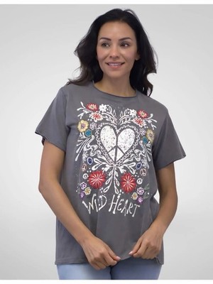 NWT Kyla Seo Samara  Wild Heart  Comfort Tee - M - Medium 