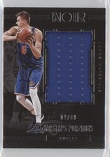 2017-18 Panini Noir Jumbo Materials 2/49 Kristaps Porzingis #JM-KP 00ev