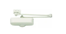 Tell DC100082 Door Closer Ivory – Hold Open, 30-65 lb, Up to 32" Width