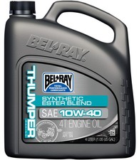 Bel-Ray Thumper Synthetic Ester Blend 4T Engine Oil 10W-40 4 Liter (99520-B4LW) 54.61 per gallon