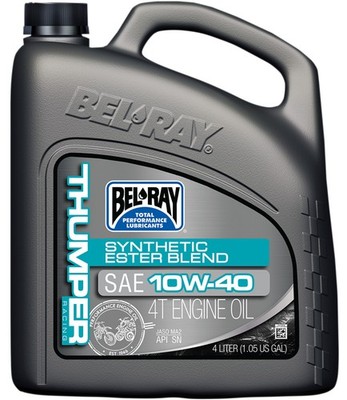 Bel-Ray 99520-B4LW Thumper Synthetic Ester Blend 4T Engine Oil 10W-40 4 Liter