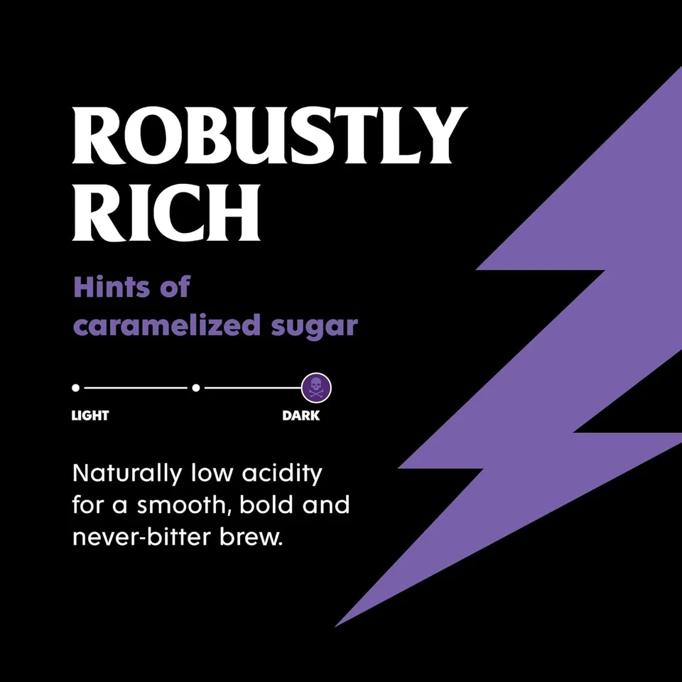 Café Death Wish, grano entero tostado espresso (9 oz, 6 9 onzas (paquete de 6)  Foto 4 de 4