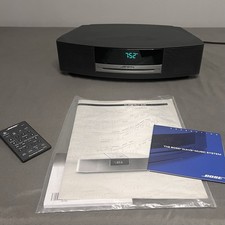 BOSE Wave Music System AUX, CD, AM/FM Radio MP3 Function Black W/ Remote