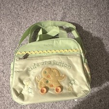 Gerber vintage Baby Diaper Bag Light Green Messenger Stars Polka Dot bears
