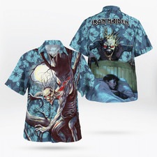 Iron Maiden Fear Of The Dark 1992 Hawaiian Shirt, Casual Shirt For Men