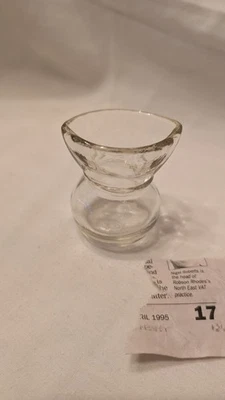 Vintage Antique Clear Glass Eye Cup Bath - Image 1 of 3