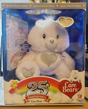Care Bears 25th Anniversary Collector's Edition Plush Bear DVD Swarovski Eyes