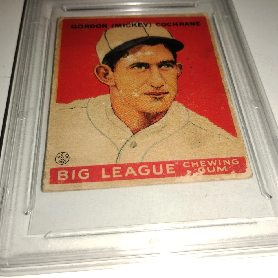 1933 Goudey Mickey Cochrane No76 GMA 2.5 - Изображение 2 из 4
