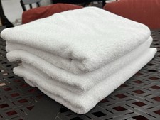 "Paquete de 3 toallas de baño jumbo de lujo Hilton Sobel Westex Hotel 100 % algodón 28"" X 57"""