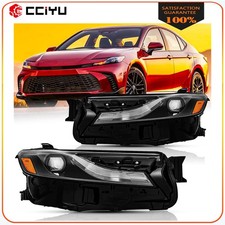 Pair Headlights w/Bulb For 2025-2026 Toyota C...