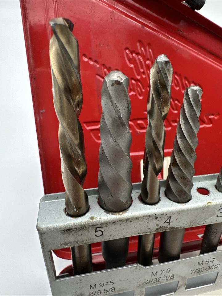 Snap-On EXDL10 10 Piece Cobalt Left Hand D Drill Extractor Set | eBay