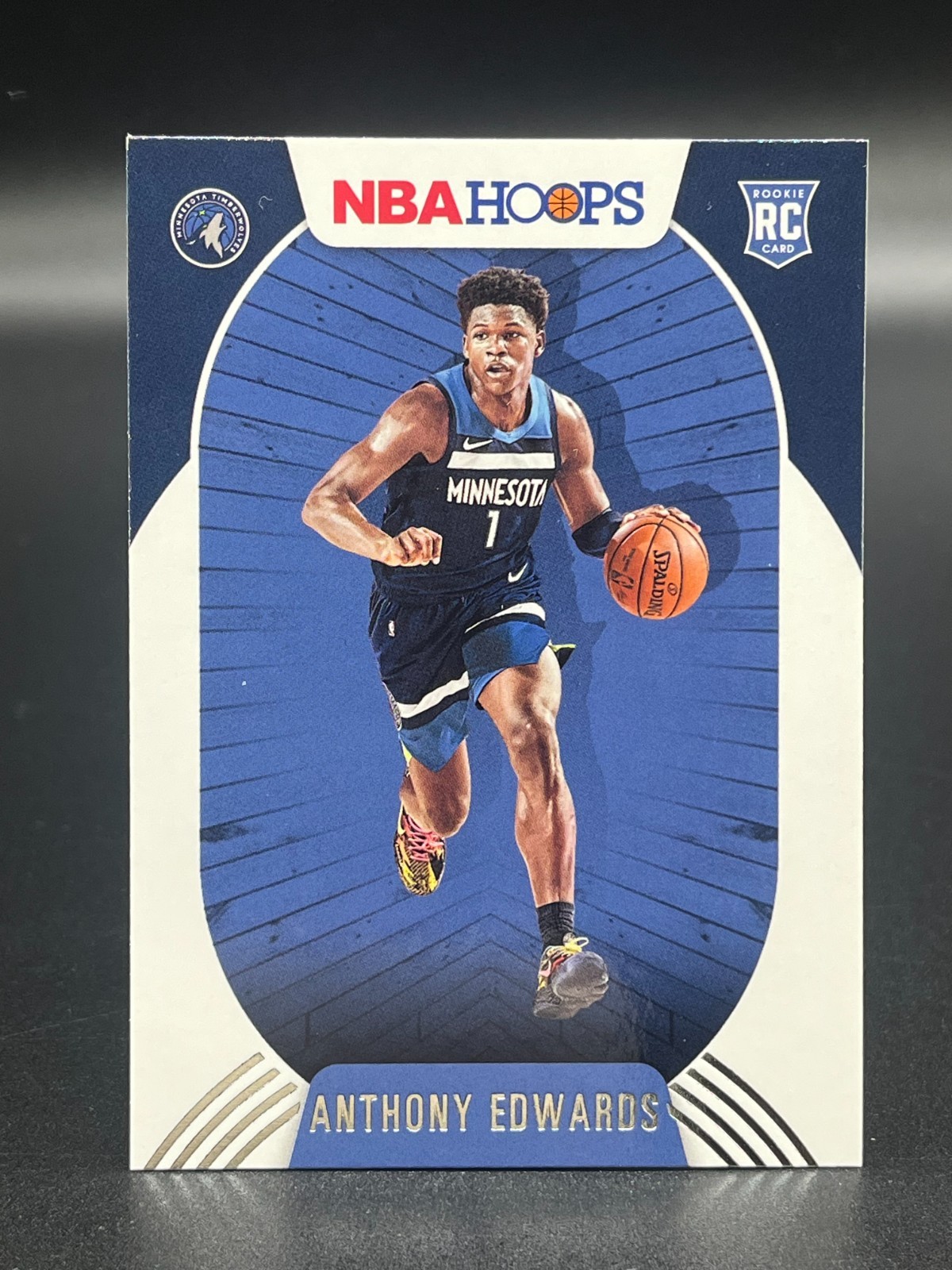 Anthony Edwards #216 Basketball Cards 2020 Panini Hoops trading card — raw and PSA graded price guide