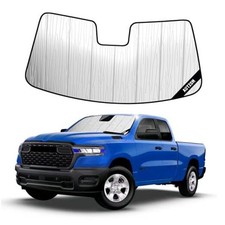 Windshield Sun Shade for Ram 1500 2019 2019-2026 10in Sensor Standard Silver