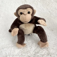 Folkmanis Mini Monkey Finger Puppet 5” Plush Toy Zoo Gorilla