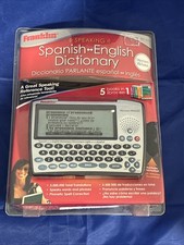 New Franklin Merriam Webster Speaking Spanish English Dictionary BES-1850