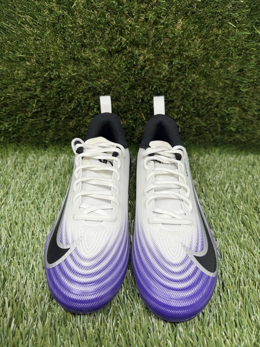 Nike Mens 7.5 Vapor Speed 3 TB Football Cleats White Purple HM8849-101 New Shoes Nike Vapor Speed 3 TB Purple/White Football Cleats HM8849  main image 2
