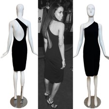 GUCCI by TOM FORD 2000 Vintage Backless One Shoulder Little Black Dress