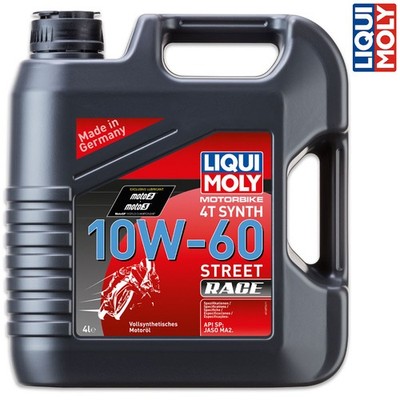LIQUI MOLY 1687 Motorbike 4T Synth 10W-60 Street Race Motoröl vollsynthetisch 4L