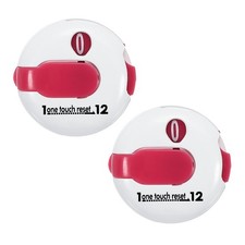 2 Pack Golf Score Counter Mini Golf Stroke Attachment White Pink