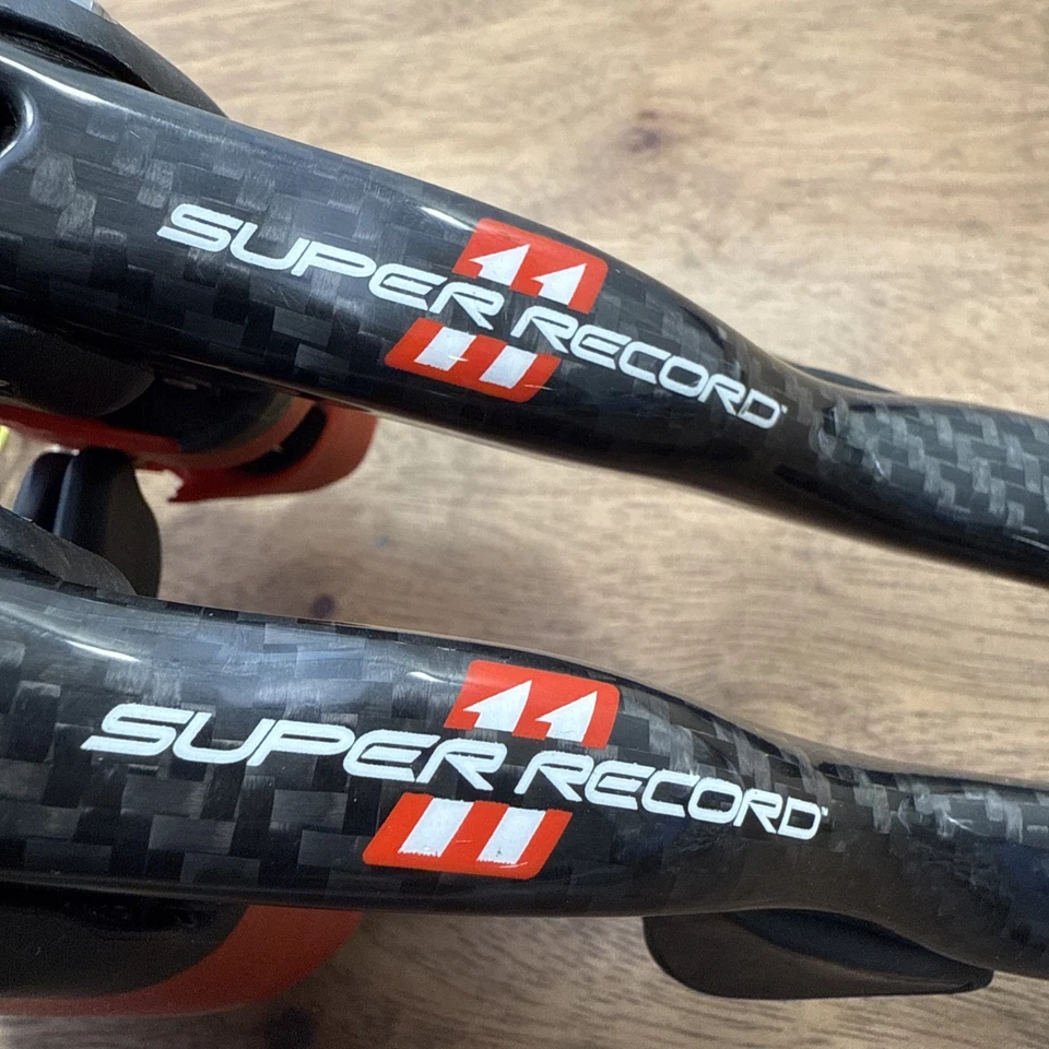 Campagnolo Super Record 11 Speed Ergo Shifters 1st Gen Red 2011-2014 - Image 2 of 4