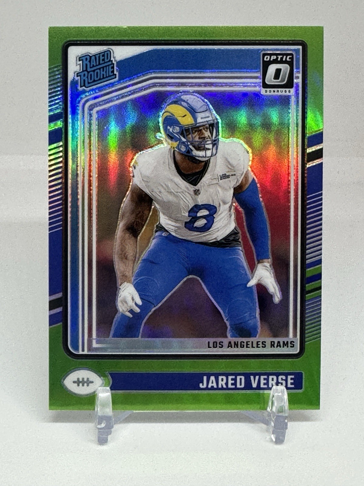 Jared Verse - 2024 Panini Donruss Optic Rated Rookie 242 Lime Green /50 (RC)