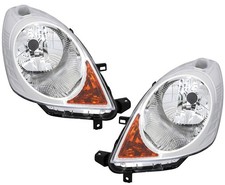 Scheinwerfer Set f&uuml;r Nissan Note E11 2005-2008 H4 Halogen f&uuml;r elektr. LWR