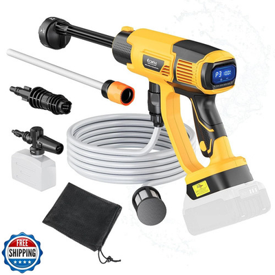 #ad Ecarke Cordless Pressure Washer Compatible with DeWalt 20V Battery $63.99