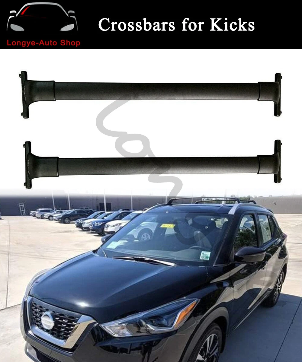 Crossbars Cross bars Fits for Nissan Kicks 2018 2023 Roof Rack Rail Carrier
