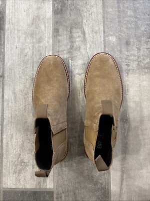 NORDSTROM BP Men Suede Camel Sand Chelsea Boots Botines. SZ  display picture 3