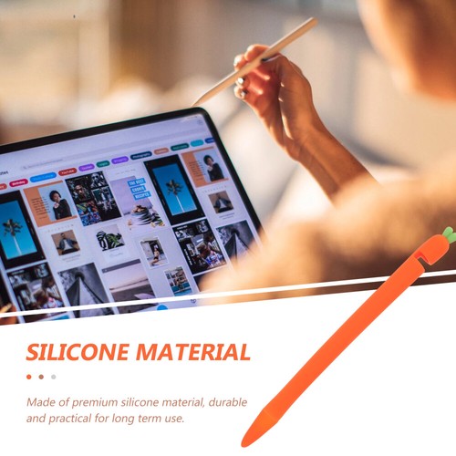 Carrot Protective Cover Pencil Accessories Shockproof Silicone Sleeve - 第 9/10 張圖片