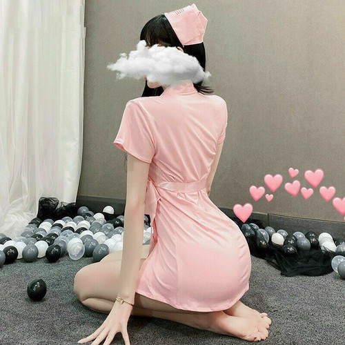Womens Lingerie Babydoll Underwear Sexy Nurse Uniform Cosplay Secretary Dress - Picture 3 of 10