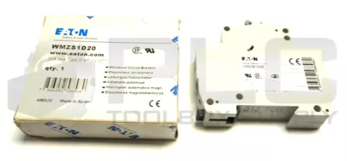 NEW EATON WMZS1D20 CIRCUIT BREAKER 20A TYPE D