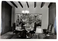1971 Miami Florida Schechter Home Dining Room House Shag Rug Vintage Press Photo