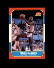 1986-87 Fleer #70 Cedric Maxwell MINT Clippers break