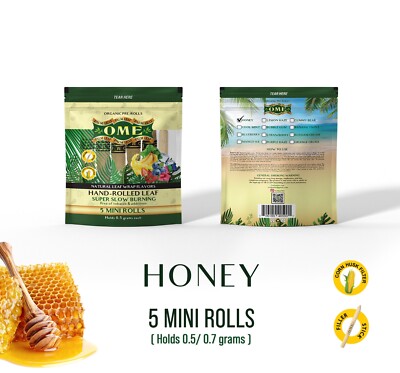 15X OME PALM LEAF WRAPS HONEY Mini size 3 Packs FREE SHIPPING