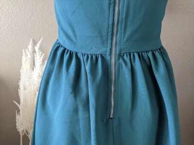 Women's Everly Green Embroidered A-Line Dress Small | eBay