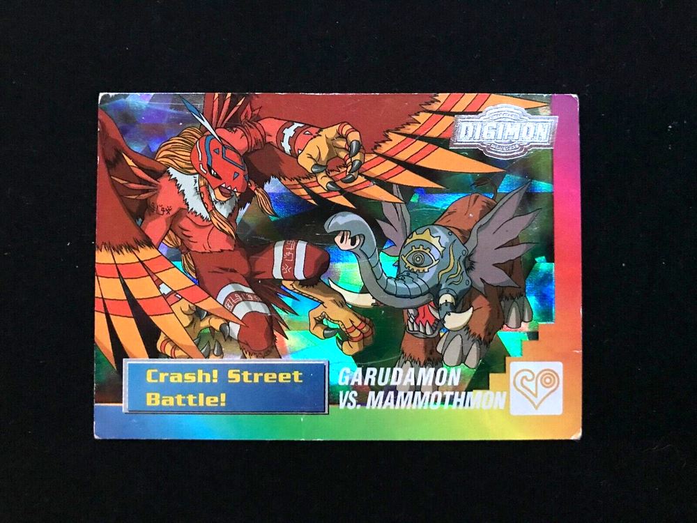 Garudamon vs Mammothmon #30 of 32 | Digimon 2000 | Animated Series 2 | Holo Foil