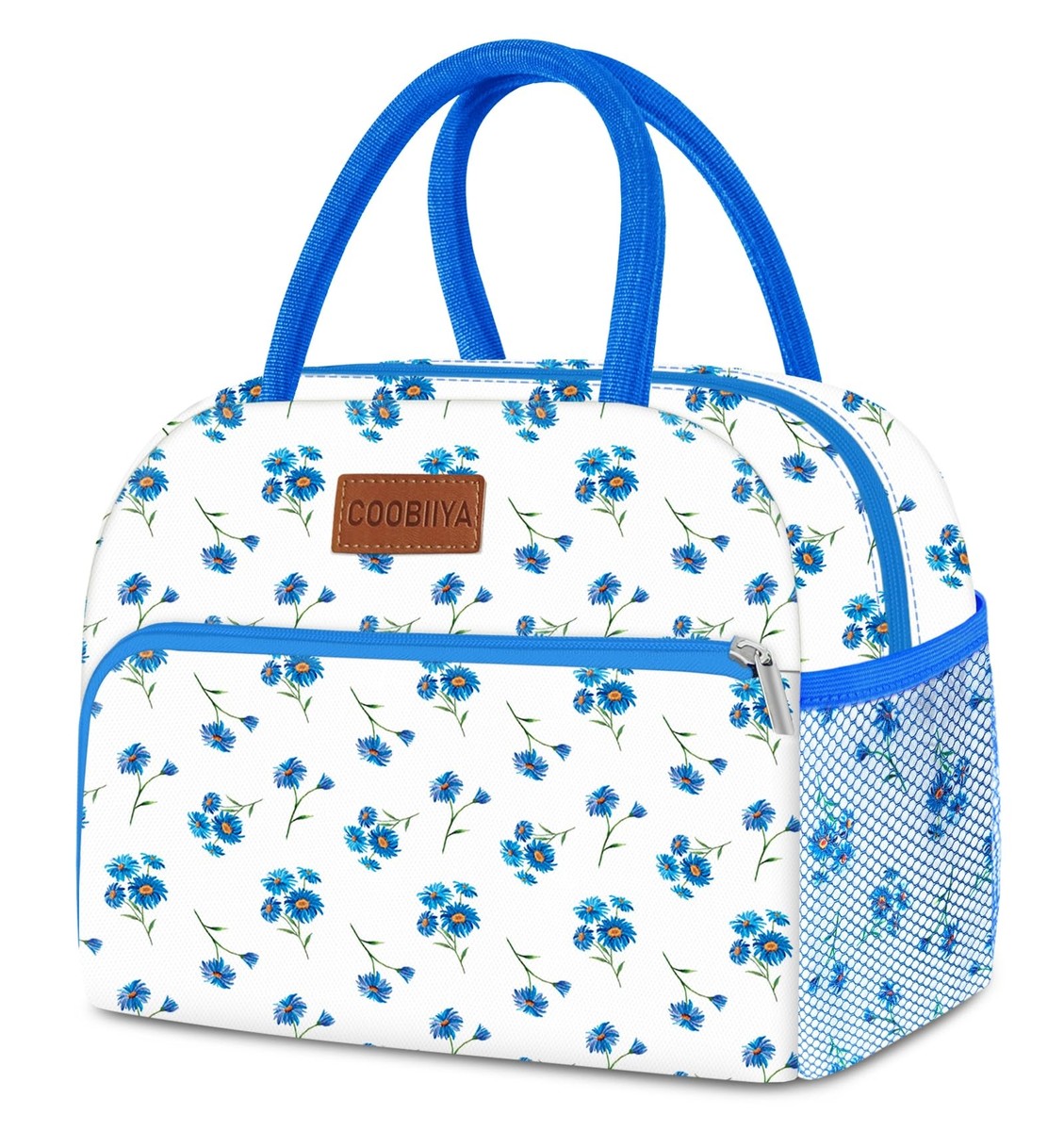 Clastyle Insulated Lunch Tote Bag For Women - Large, Bee Print, Adjustable Strap | Office, Picnic