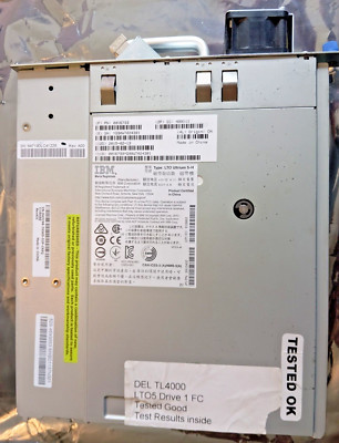 Dell TL4000 TL2000 IBM Ultrium 5-H LTO 5 HH 8Gb SW FC Bandlaufwerk 00V6733 PKD3R