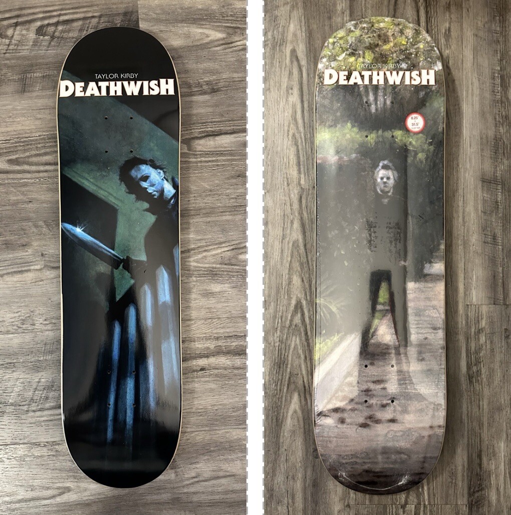 デッキ3枚セット8.5 Krooked Death Wish AntiHero Deathwish Crooked I Shaped Cruiser Skateboard Deck - 9.00