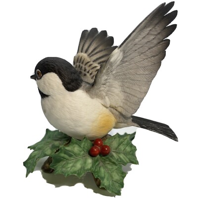 Lenox Porcelain Hand Painted Chickadee Bird Figurine 4