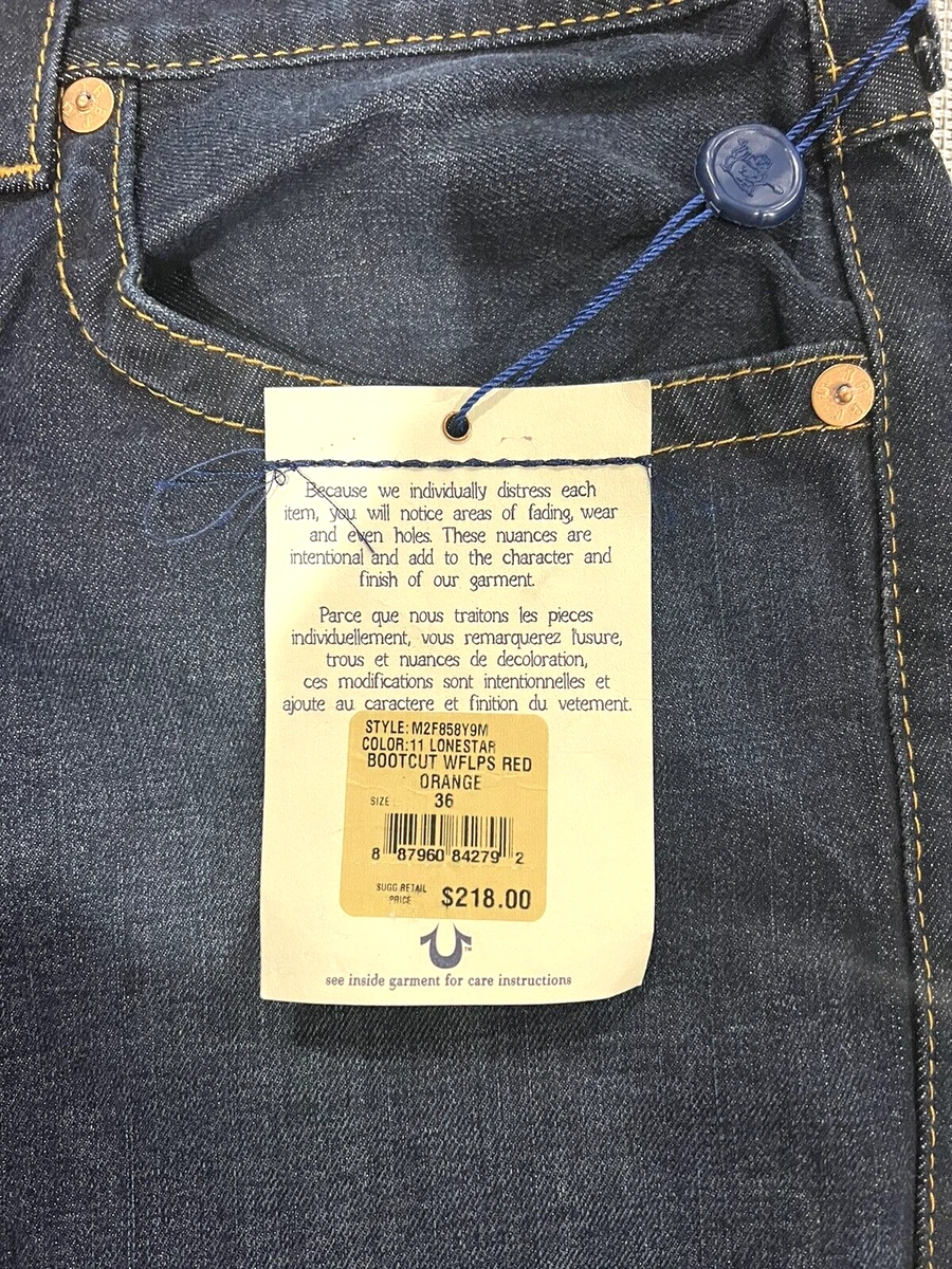 Orange true religion jeans 2025