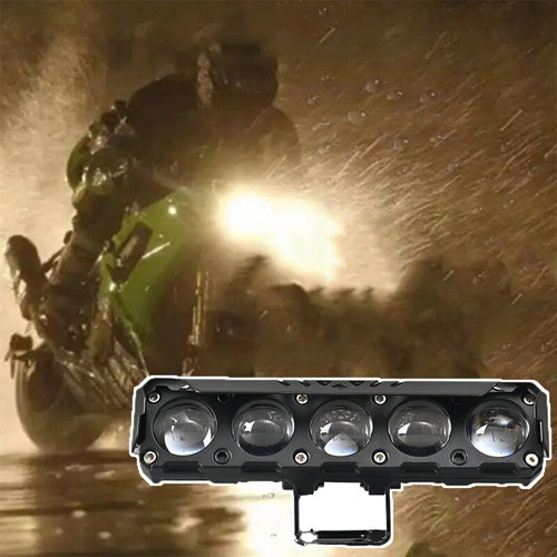 12-80V 28W 5 Lens Motorcycle Spotlight Light LED Hi/Lo Beam Fog Lamp Universal - Picture 10 of 16